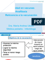 Seguridad, Anafilaxia y Reticencia Dra. María Andrea Uboldi