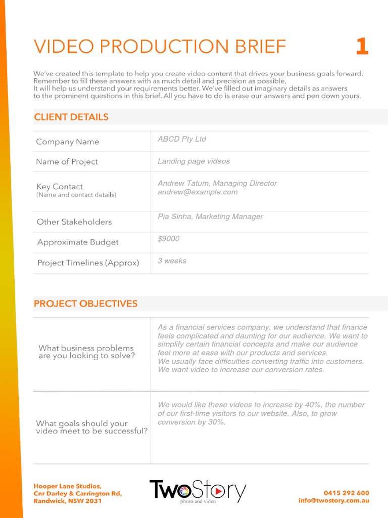 TwoStory Video Production Brief 2017 2.0 PDF