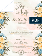 Harold Phoebe - Wedding Invitation