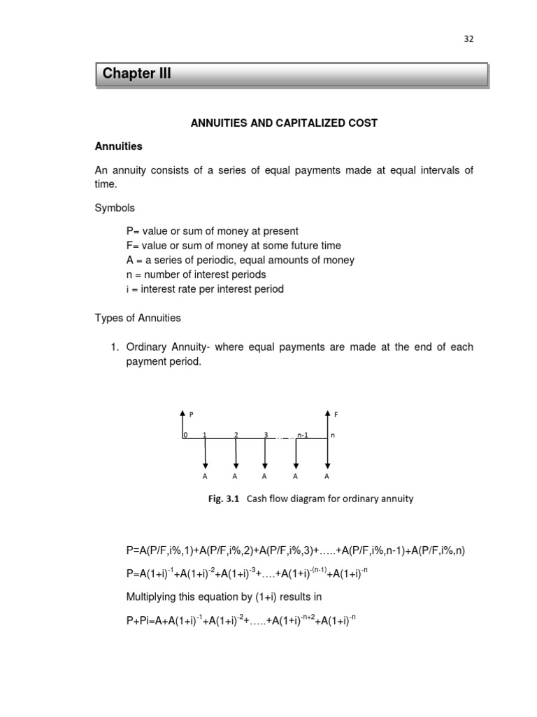ECON+313+Unit++III+-+Annuities+and+Capitalized+Cost | PDF | Present ...