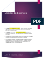 Medidas de Dispersión y Distribución