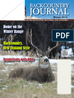 Backcountry Journal Winter 2012