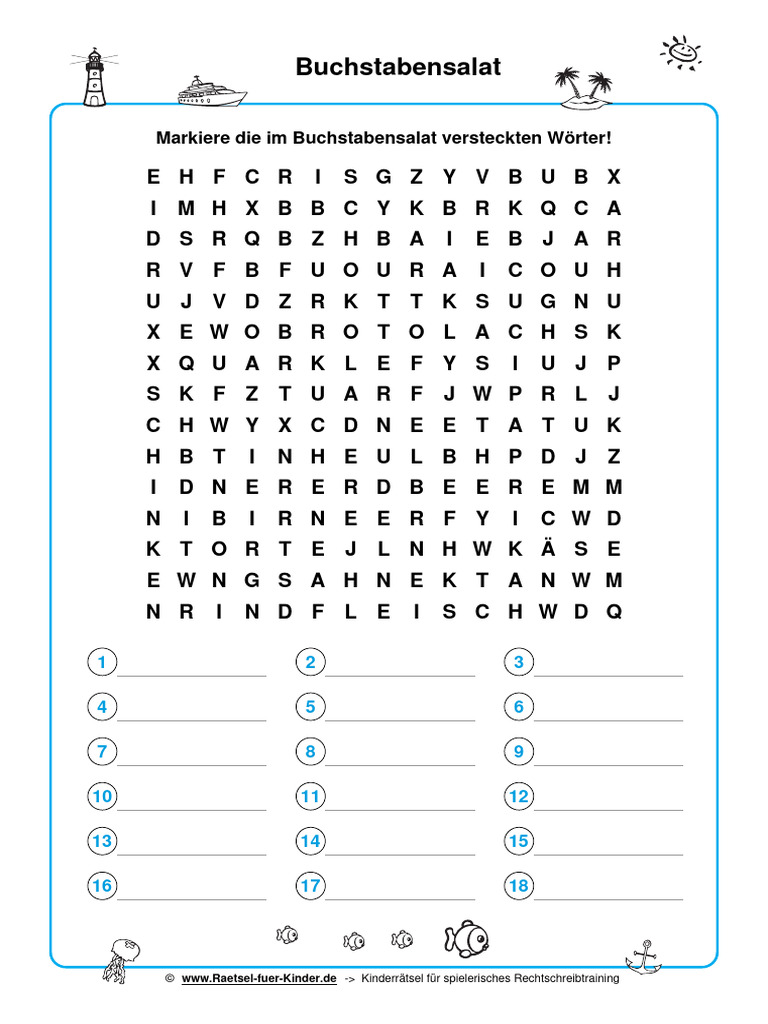  Buchstabensalat Essen 