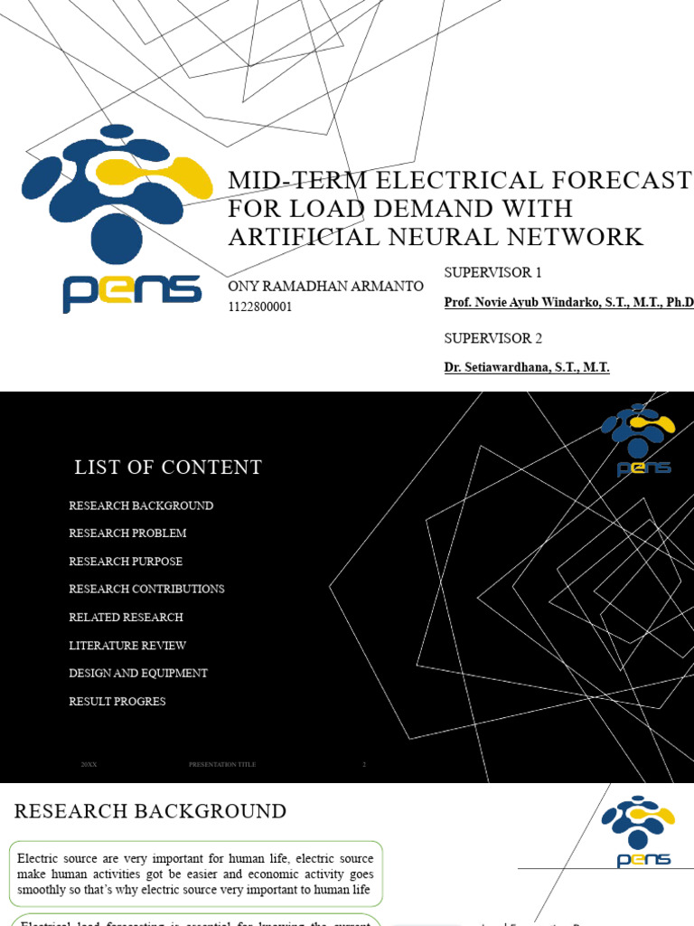 Mid Term Electrical Load Forecast Using Backpropagation Download Free