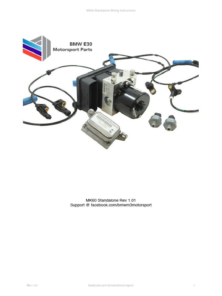Mk60 Wiring Instructions | PDF | Anti Lock Braking System | Electrical
