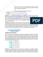 Surfactants:: Surface Tension Detergents Wetting Emulsifers Dispersants