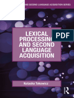 2015 Tokowicz Processamento Lexical e Aquisição de L2