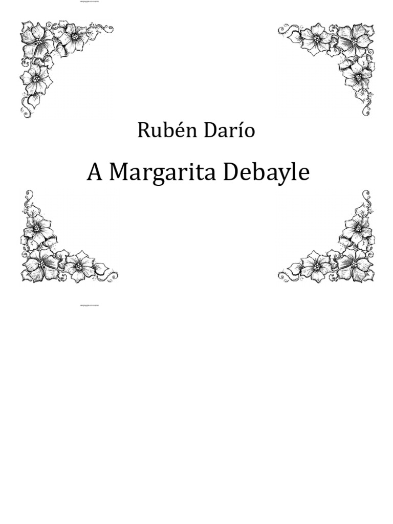 A Margarita Debayle PDF