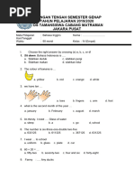 B Inggris Pts Kelas 4 Sem 2