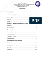 Table of Contents.