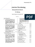 Deutscher Bundestag: Stenografischer Bericht 72. Sitzung