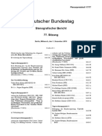 Deutscher Bundestag: Stenografischer Bericht 77. Sitzung