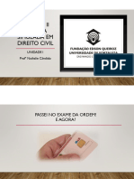 Estágio Ii Prática Simulada em Direito Civil: Unidade I Prof Nathalie Cândido