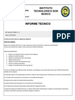 Instituto Tecnologico Don Bosco Mantenimiento