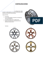 Ejercicio Solidworks Configuraciones - Rin