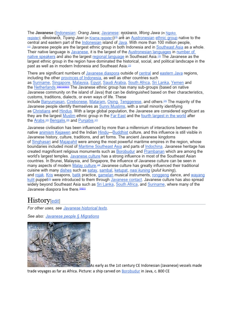 Javanese People | PDF | Java | Indonesia