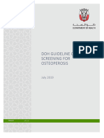 DOH Guideline For The Screening of Osteoporosis