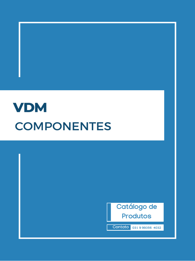 Catálogo de Componentes VDM | PDF | Computadores | Tecnologia e Engenharia