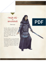 Adventure in Middle Earth - High Elf of Rivendell Pregen