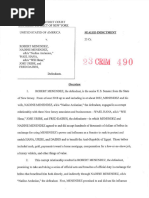 U.S. V Menendez Et Al Indictment