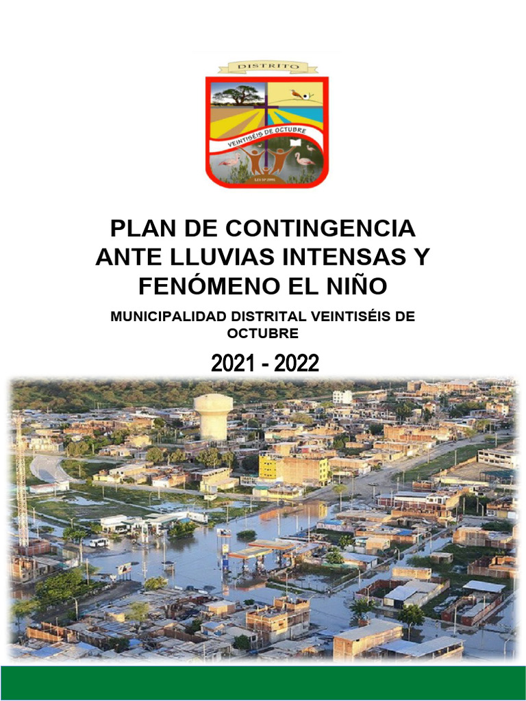 Plan de Contingencia para Niños en Inundaciones | PDF | El niño ...