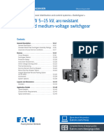 Eaton Vacclad W 5 15kv Arc Resistant Metal Clad MV Switchgear Design Guide Dg022003en