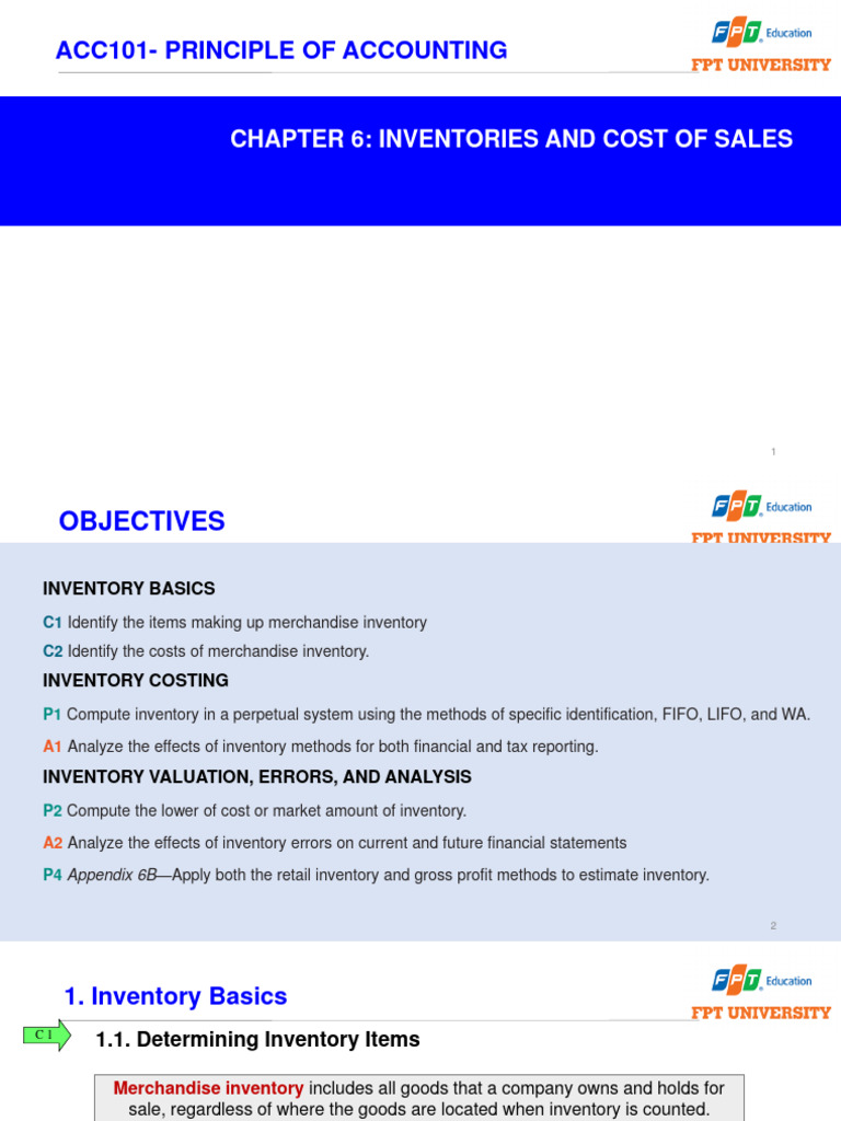 Inventory Costing Methods Explained | PDF | Cost Of Goods Sold ...