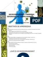 Microorganismos y Barreras Defensivas Del Cuerpo Humano 2023