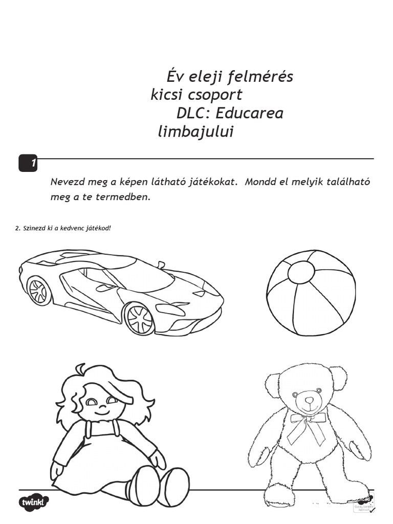 Év Eleji Felmérés Kicsi Csoport | PDF