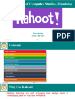 LMS Traingin (Kahoot) For Private School-Day V