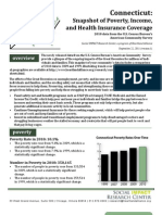 Connecticut:: Snapshot of Poverty, Income, and Health Insurance Coverage