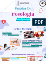 Practica 3 Posologia-Farmacodinamia