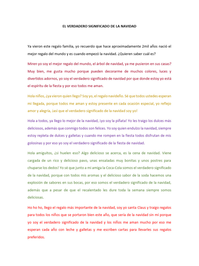 El Verdadero Significado de la Navidad | PDF | Navidad