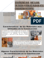 Caracteristicas de Los Materiales de Construcción