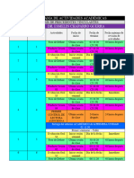 Cronograma de Actividades Académicas Precedentes Vinculantes