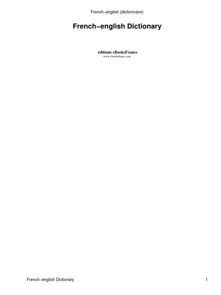Page De Garde Cahier D Infirmier Scout French-English Dictionary (35,273 Entries) | PDF
