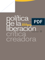 Politica de La Liberacion. Volumen III. Critica Creadora.
