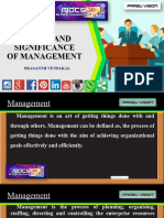 Nature and Significance of Management-1