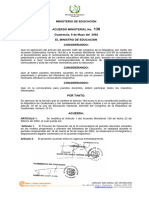 Acuerdo Ministerial No. 130