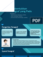 Pembentukan Paragraf Yang Padu (Kelompok 6)