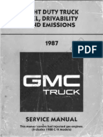X8736 1987 GMC Light Duty Truck Fuel and Emissions Including Driveability-9381