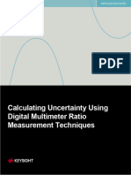Calculating Uncertainty Using Digital Multimeter Ratio Measurement Techniques