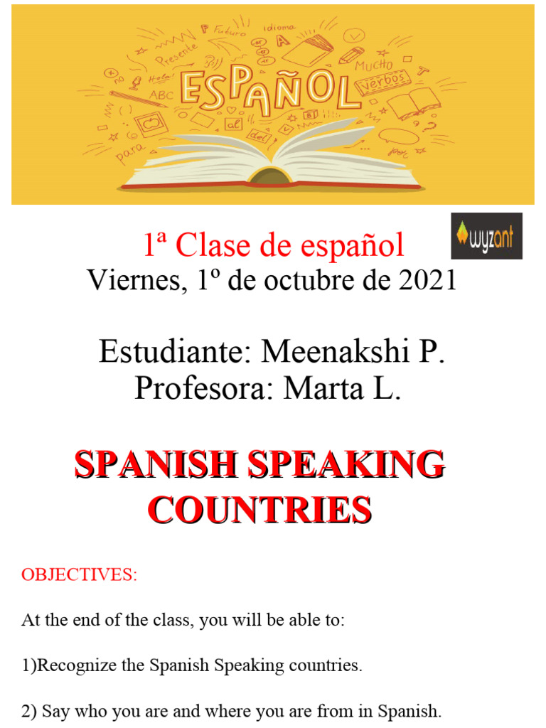 Países de Habla Hispana | PDF