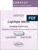 Logistique Interne Entreposage Et Manutention - Lionel Amodeo & Farouk Yalaoui & Livres Logistique