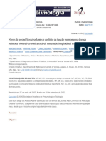 Níveis Circulados de Eosinófilos e Declínio Da Função Pulmonar Na Doença Pulmonar Obstrutiva Crônica