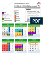 Calendario Académico 2020 - III Ciclo de EB