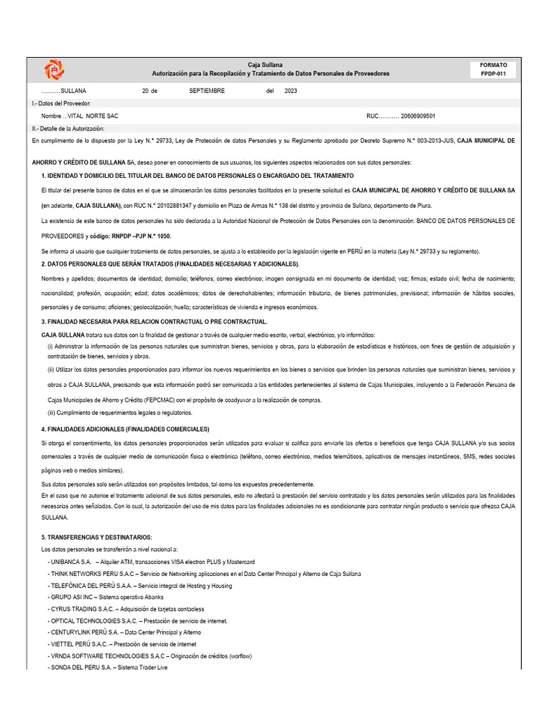 Formatos Flo - 011 | PDF