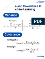 Variance and Covariance