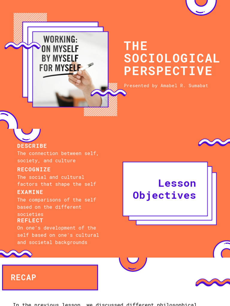 The sociology and anthropology of the self pdf self concept