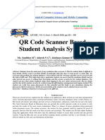 QR Code Scanner Based Student Analysis S